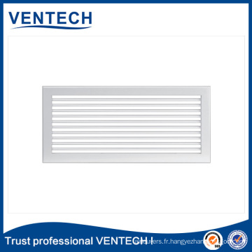 Haute qualité marque produit Ventech aluminium simple déviation retour et grille de calandre d’Air d’alimentation